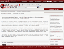 Tablet Screenshot of budoexport.com
